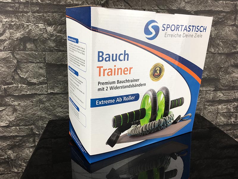 Bauchroller Test Sportastisch Extreme Ab Roller Bauchtrainer Verpackung