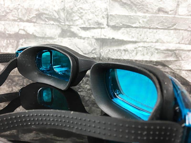 Schwimmbrille Test Sportastisch Torpedo Brille hintere Ansicht